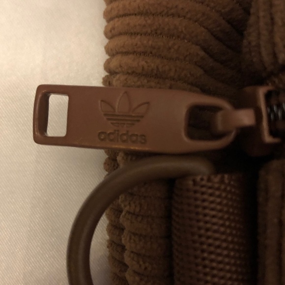Adidas Corduroy Trefoil 2.0 Mini Backpack Color Preloved Brown NWT - Picture 5 of 16